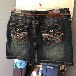 Denim skirt